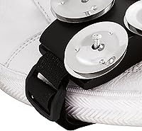 Vista 5 de Meinl Percussion CFT5-BK Pandereta de pie de cajón con jingles de acero, color negro