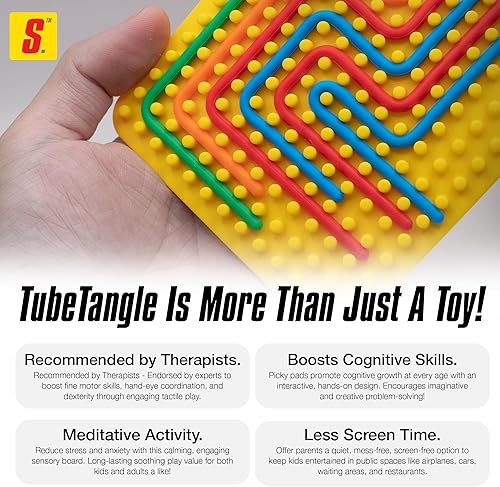 Miniatura 6 de Fidget Pad - Tablero de actividades sensoriales los mejores juguetes silenciosos para inquietos. Juguetes sensoriales silenciosos para niños con