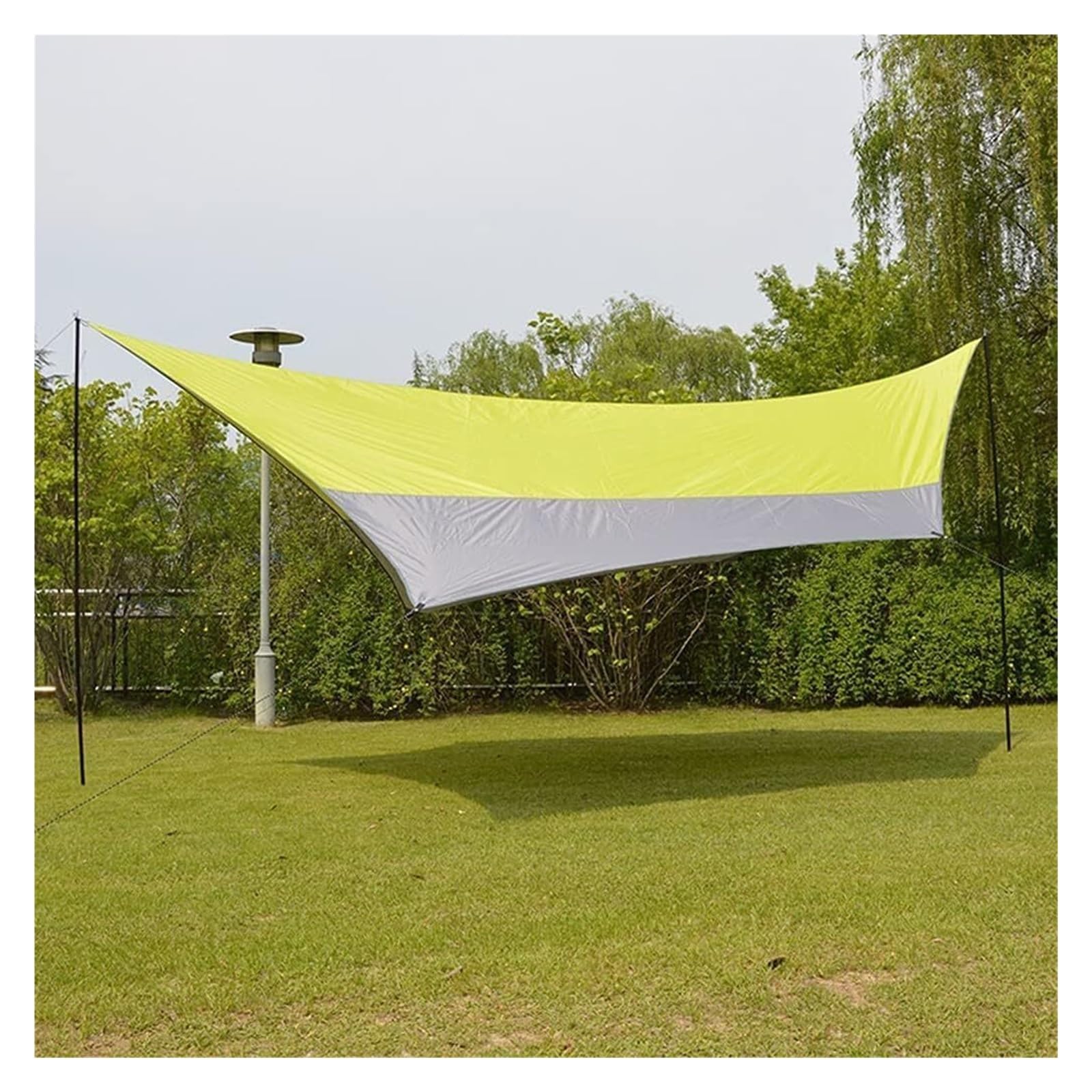 Telo da Campeggio Pesante, Riparo da Campeggio Portatile, Tenda da Pioggia for Amaca, Telo da Campeggio Leggero Oxford 210D, 500 * 450 cm