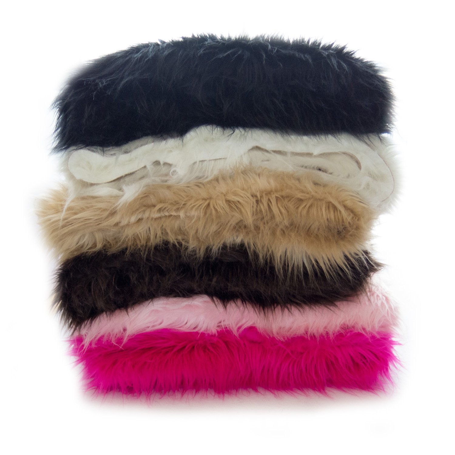 Amazon.com: Faux Fake Fur Solid Bonded Shag 60 Inch Fabric by The