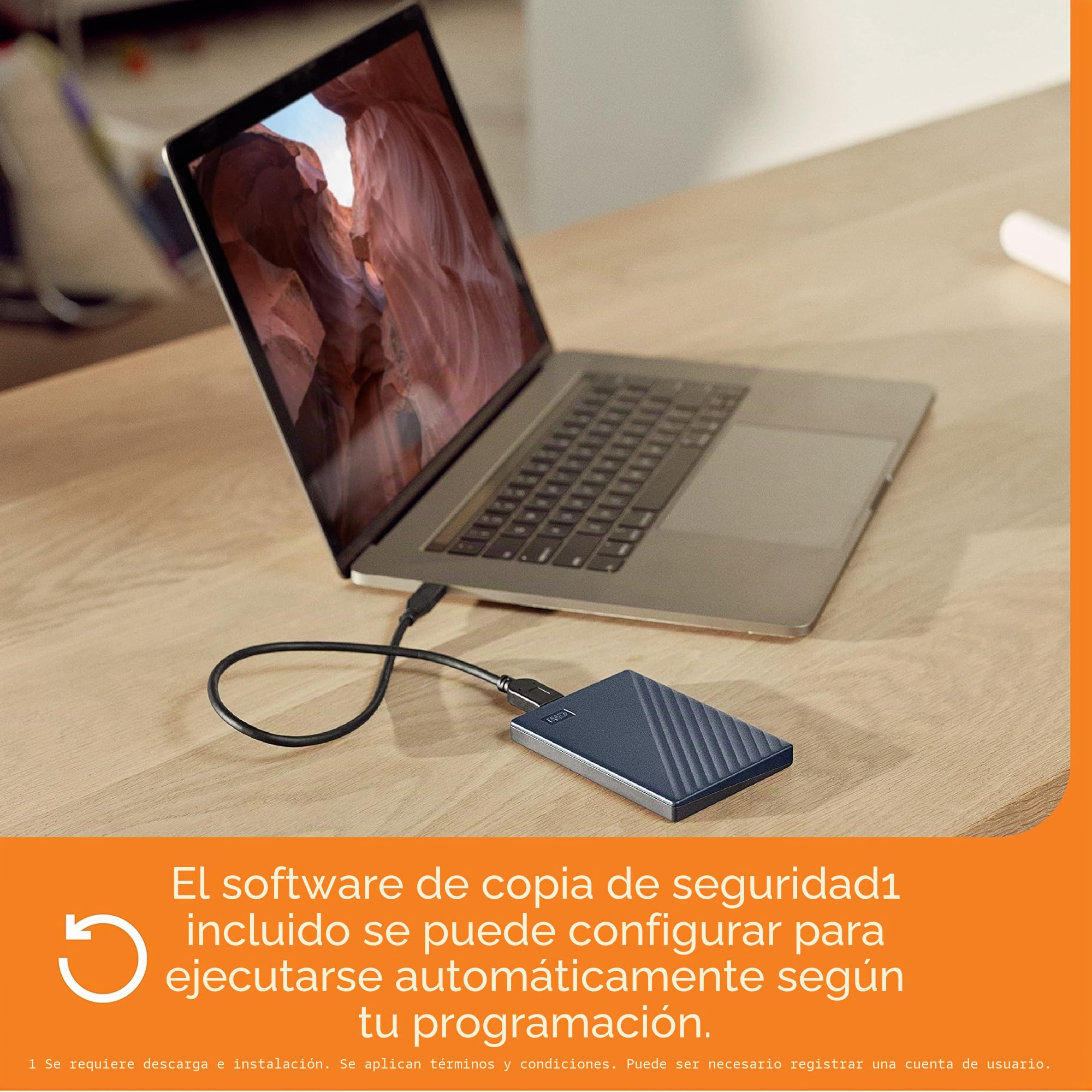 WD 4TB My Passport for Mac, Disco Duro Externo Portátil, USB 3.2