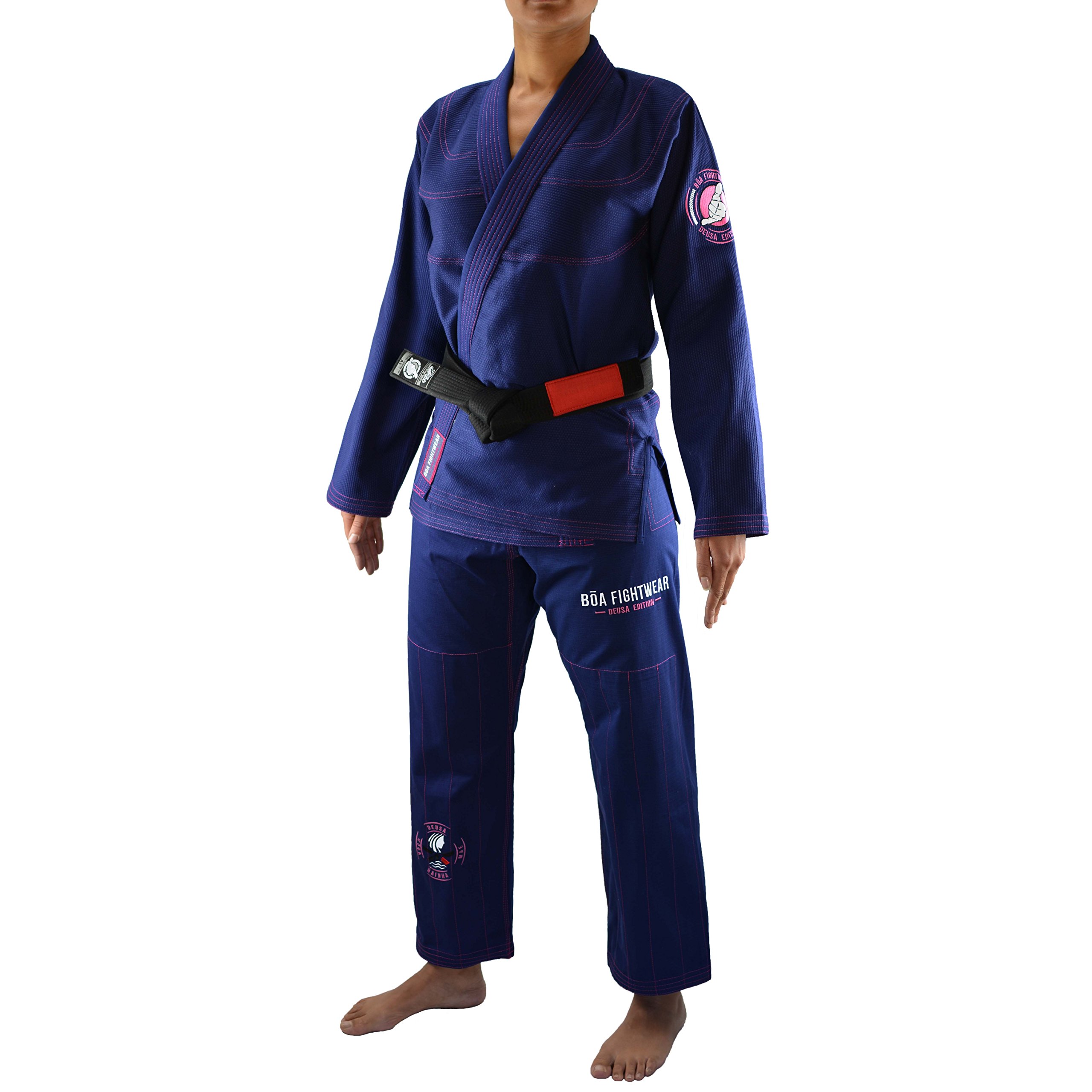 BJJ GI Deusa, Kimonos (Brazilian Jiu Jitsu) Mujer F4 Azul Oscuro