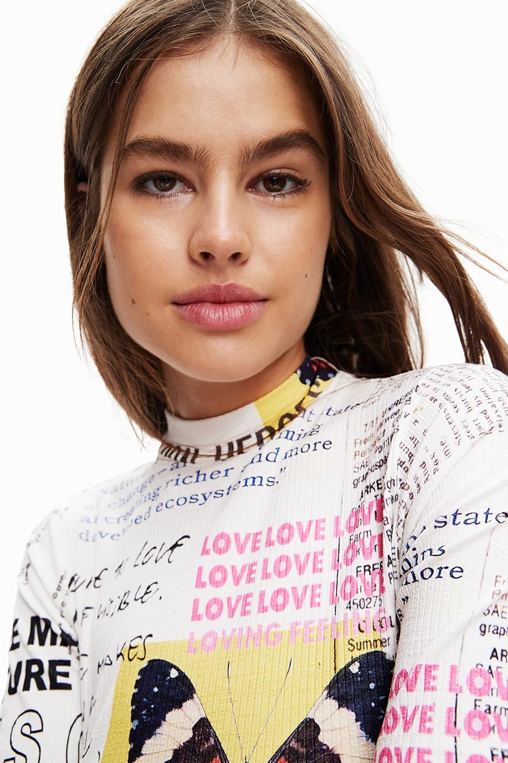 Desigual Women's Vest_Newspaper 1000