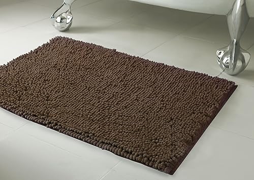 Miniatura 2 de Resort Collection - Juego de 2 alfombrillas de baño de felpilla, 17 x 24 pulgadas, color moca