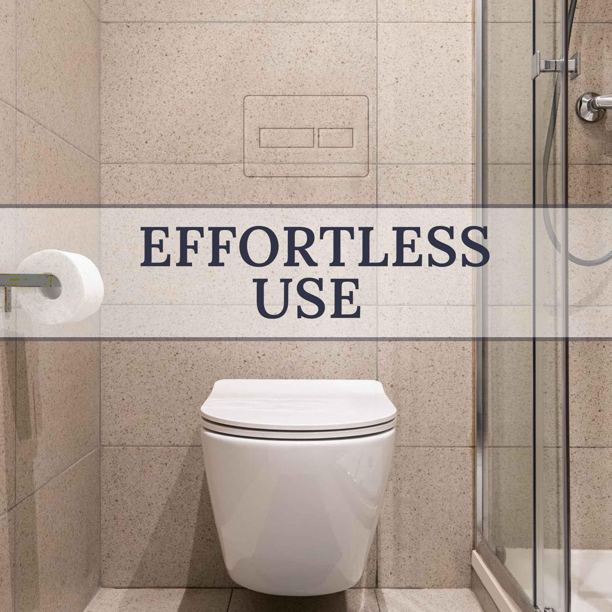 Set complet – Plaque de déclenchement de WC invisible et carrelable avec fixation magnétique – Compatible avec Geberit Sigma, Tece & plus – Installation affleurée pour un design de