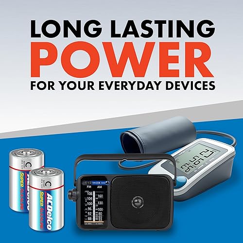 Miniatura 10 de Powermax ACDelco - Batería alcalina de celdas D, tamaño de 24 unidades, batería súper alcalina, 7 años de vida útil