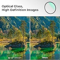 Vista 5 de K&F CONCEPT 67 mm Filtro de Protección de Lente MCUV 18 Multi-Capa Filtro UV de Lente de Cámara Ultra Delgado con Paño de Limpieza (Serie K)