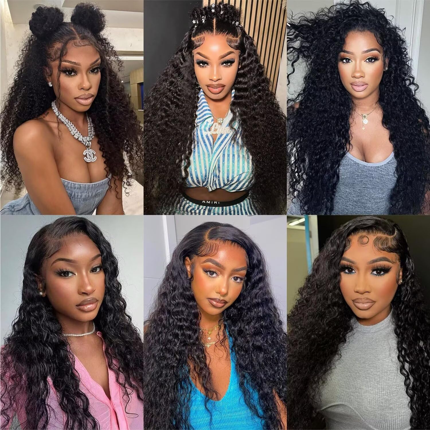 Paquetes de cabello humano rizado brasileño Water Wave Human Hair Bundles With Closure Natural Humano Cabello Humano Ondulado Color Negro Nnatural 3 Bundles total 330g 22 24 26+20 pulgadas