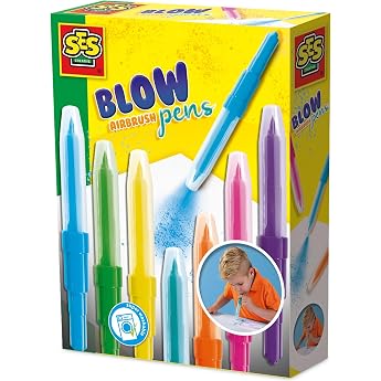 SES Creative 00275 Bubble Airbrush Colouring Pencils Pack of 7