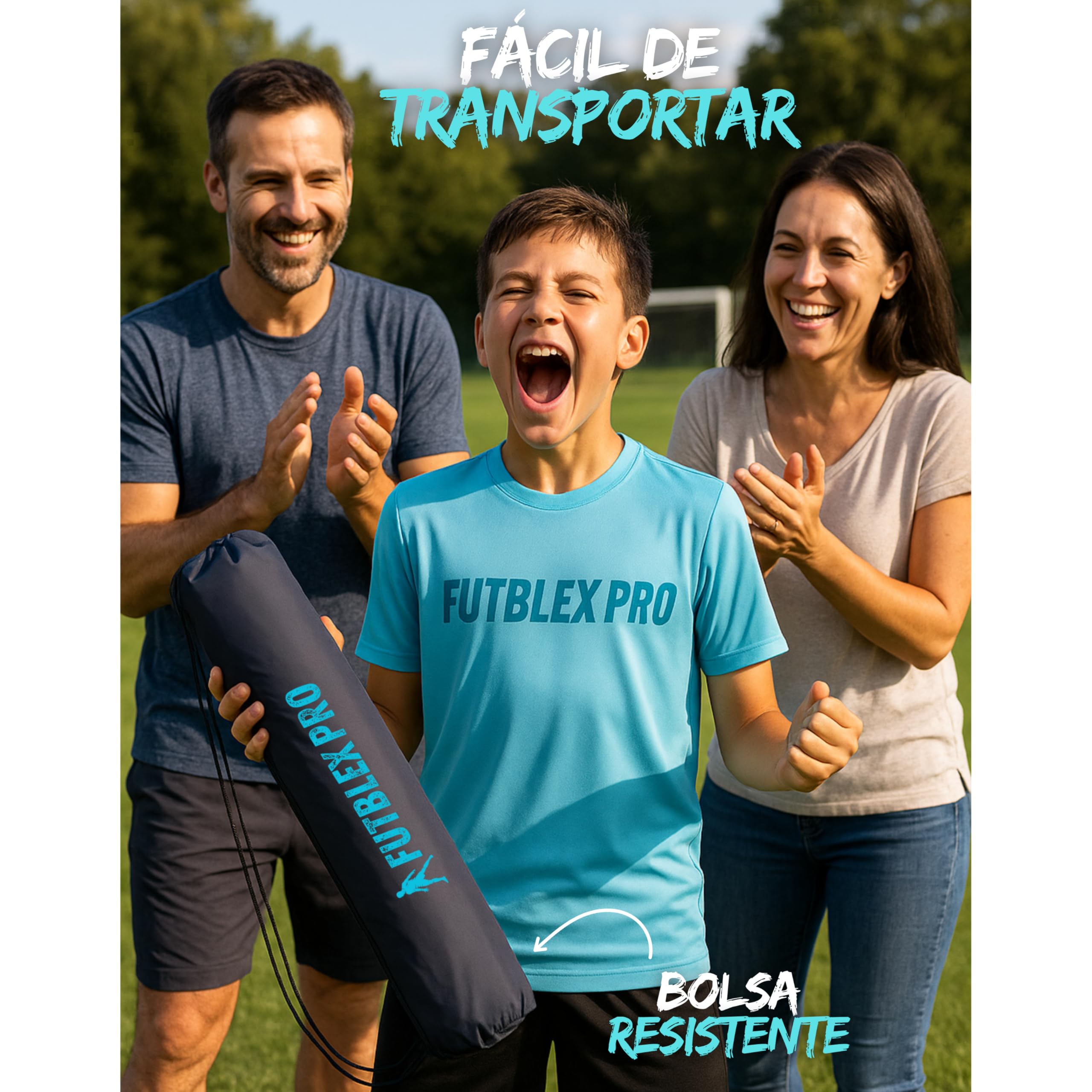 Alfombra Entrenamiento Futbol con App – Kit Completo con App para Todas Las Edades, Medias Antideslizantes, Bolsa de Transporte y Caja para Regalo