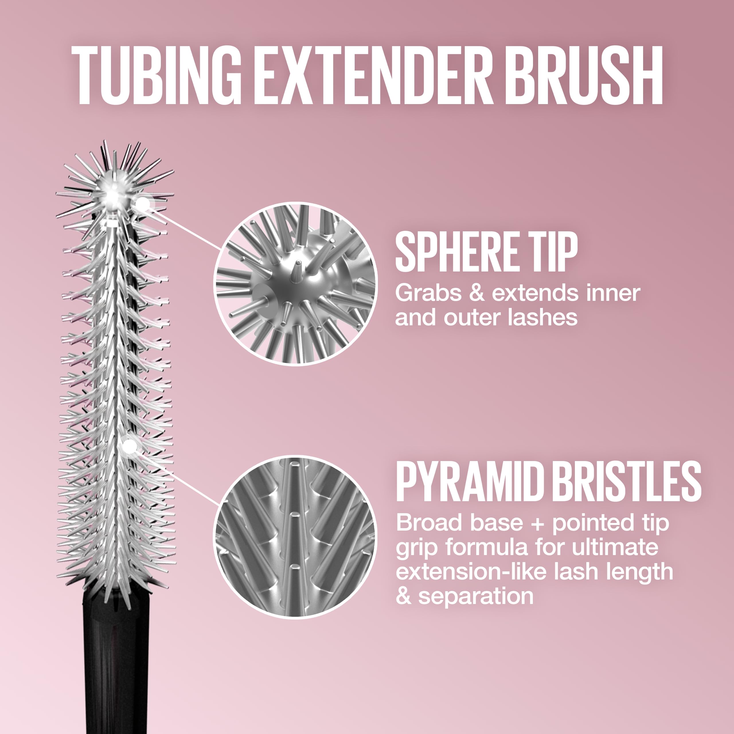 Maybelline New York Sky High Mascara Tubes, 7,2 ml | Maska z efektem rur, definicja i ekstremalna długość, z maską shea i olejem rycynowym, bardzo czarny