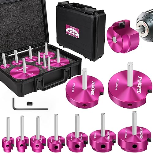 Miniatura 21 de Escariador de Tubería de PVC Cabezal de 1 Pulgada, Protector de Accesorios de PVC con Eje Hexagonal de 1/4 de Pulgada, Escariador de Accesorios