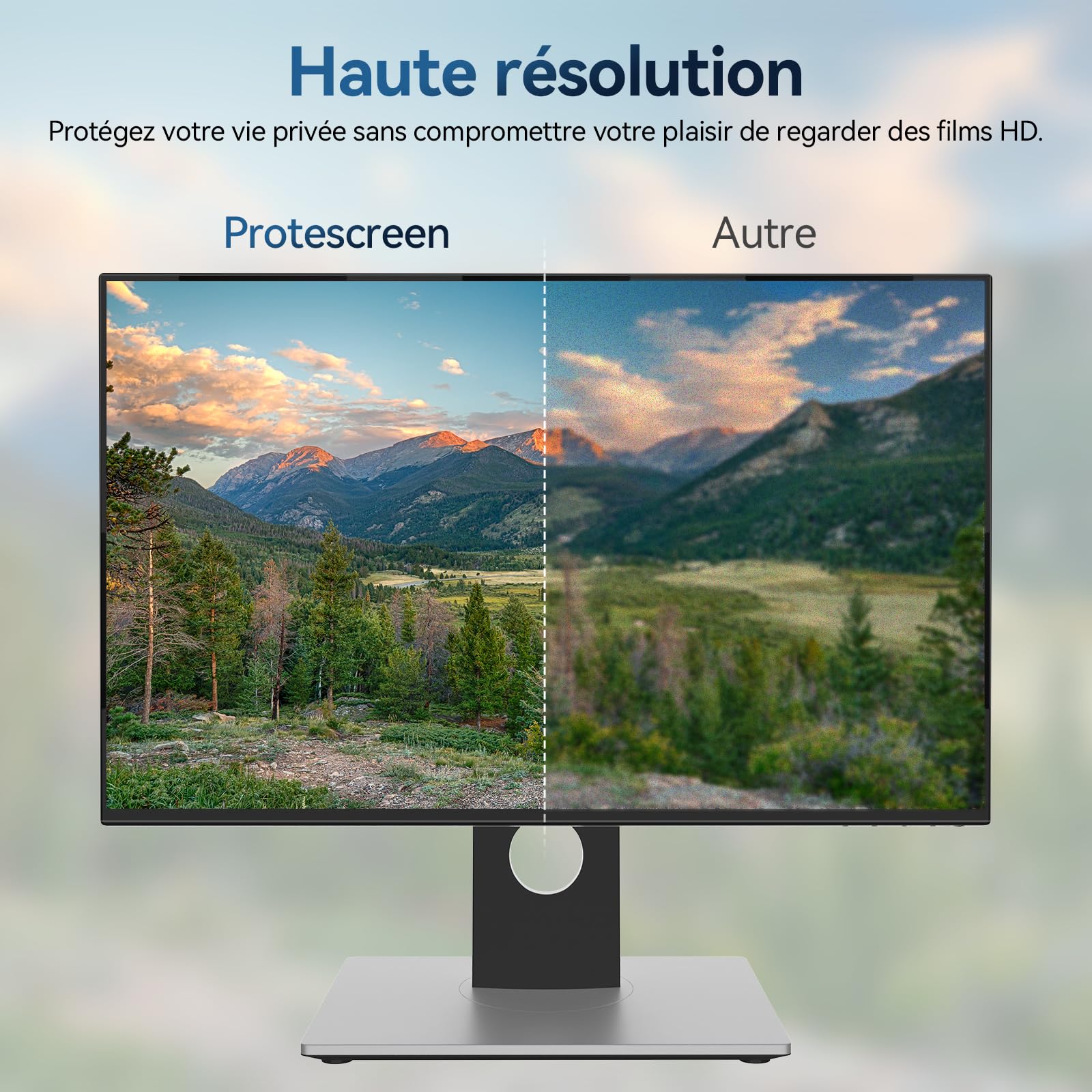 Filtro de privacidad magnético de 23,8 pulgadas, 16:9, extraíble protector de pantalla antiespía antireflejo, protector de pantalla de privacidad compatible con Lenovo/Dell/HP/Asus/Samsung/Acer