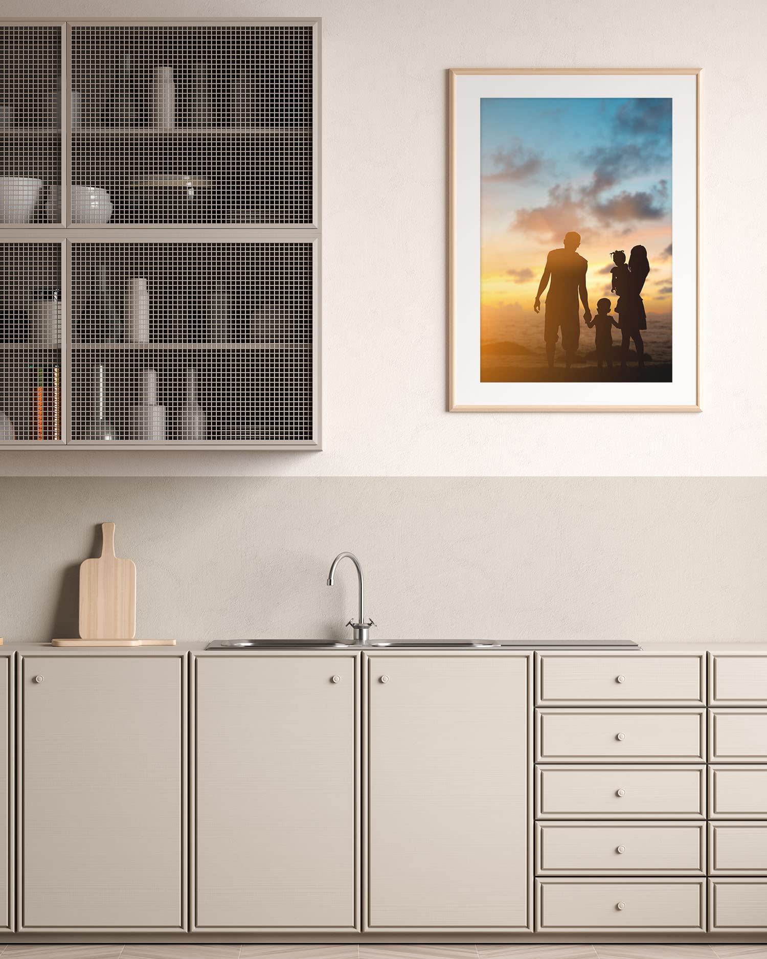 Panorama Poster Personnalisé 70x100 cm Photo Papier 250gr Cadeau Unique
