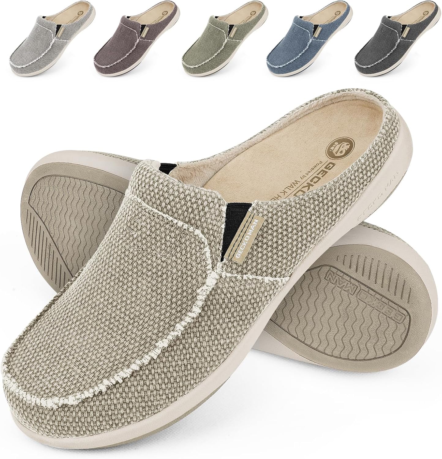 Mens Slippers with Arch Support, Canvas House Jamaica Ubuy
