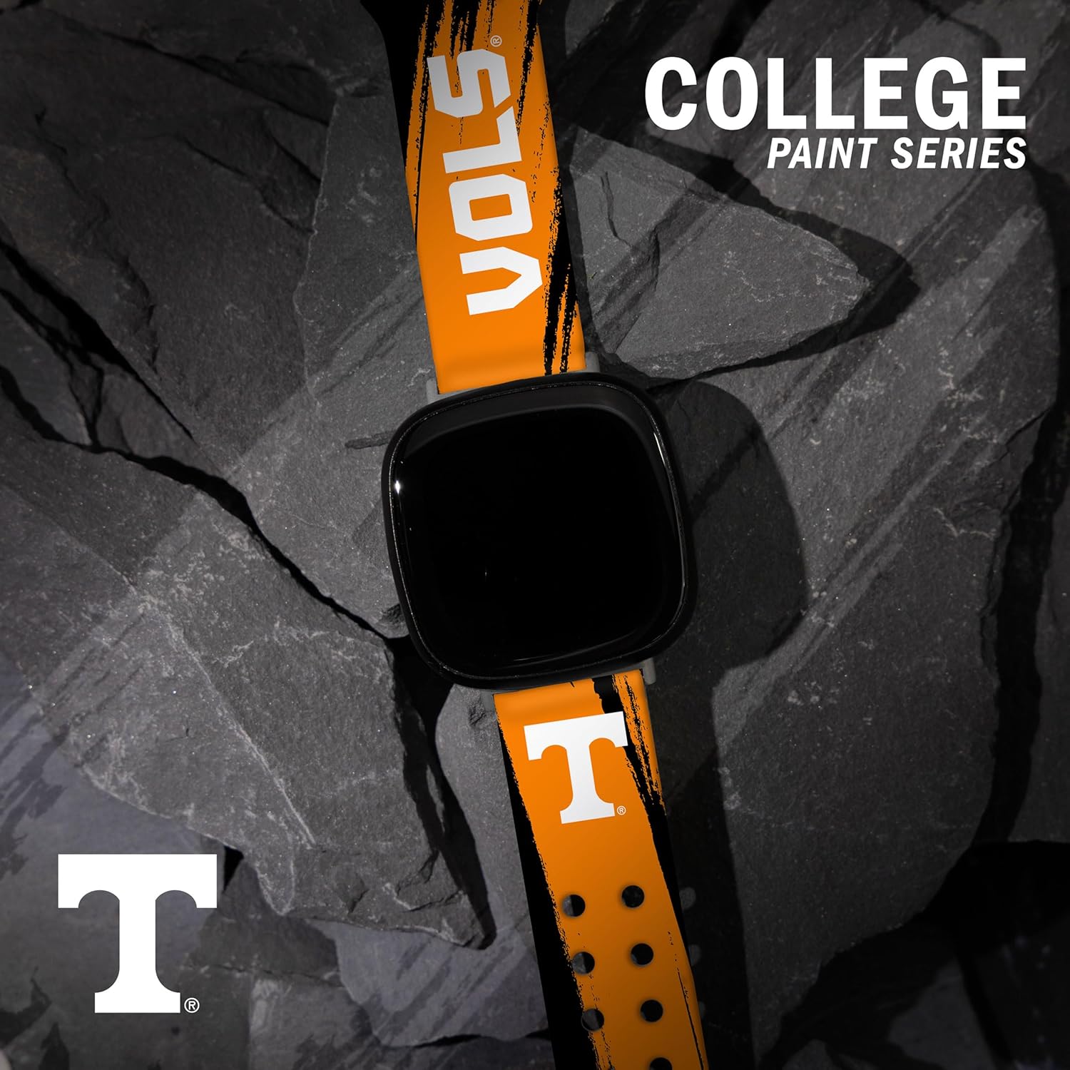 Affinity Bands Tennessee Volunteers HD Watch Band Compatible with Fitbit Versa 3 and Sense