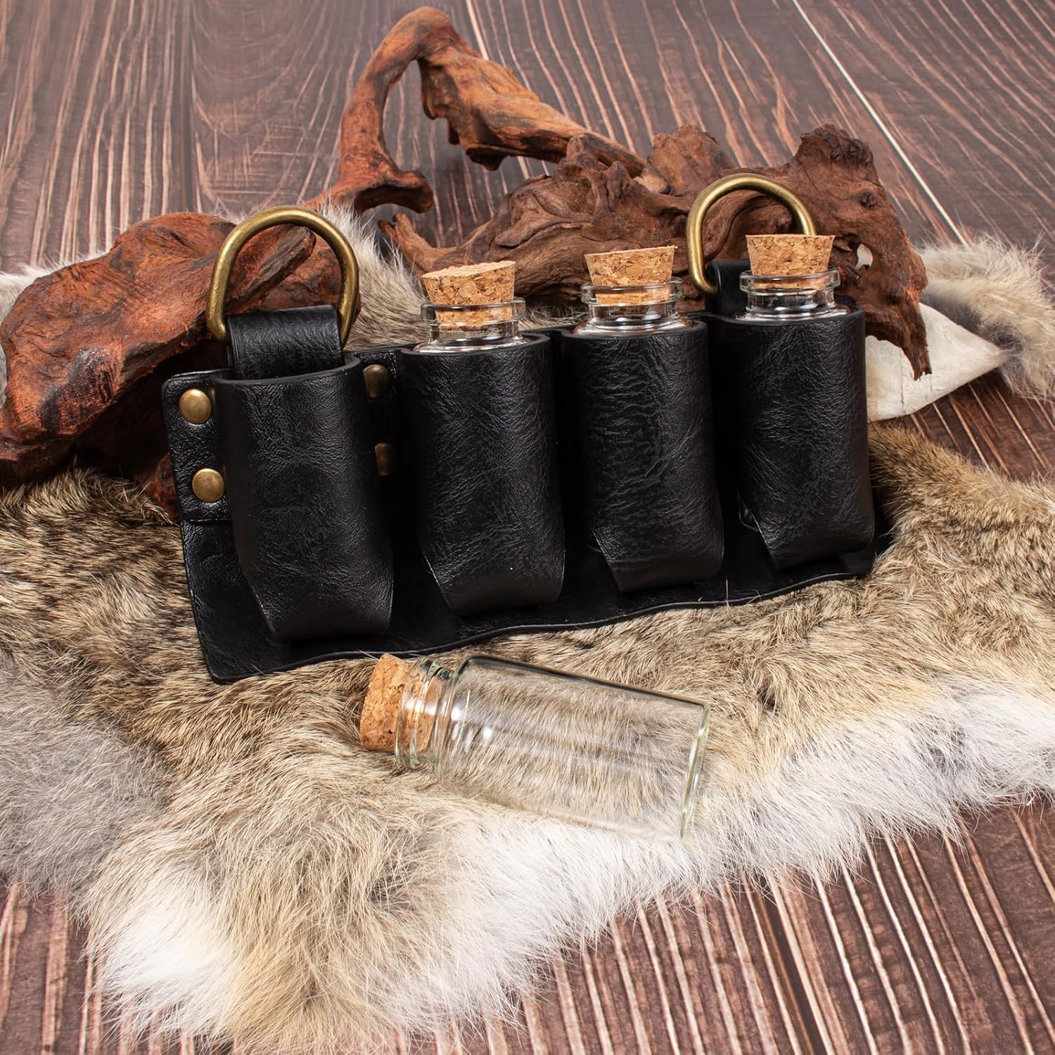 Renaissance Belt Pouch Purse Viking Bracer Hook Halloween Set Medieval Festival Costume Accessory Casual Fanny Pack Waist Bag image 3