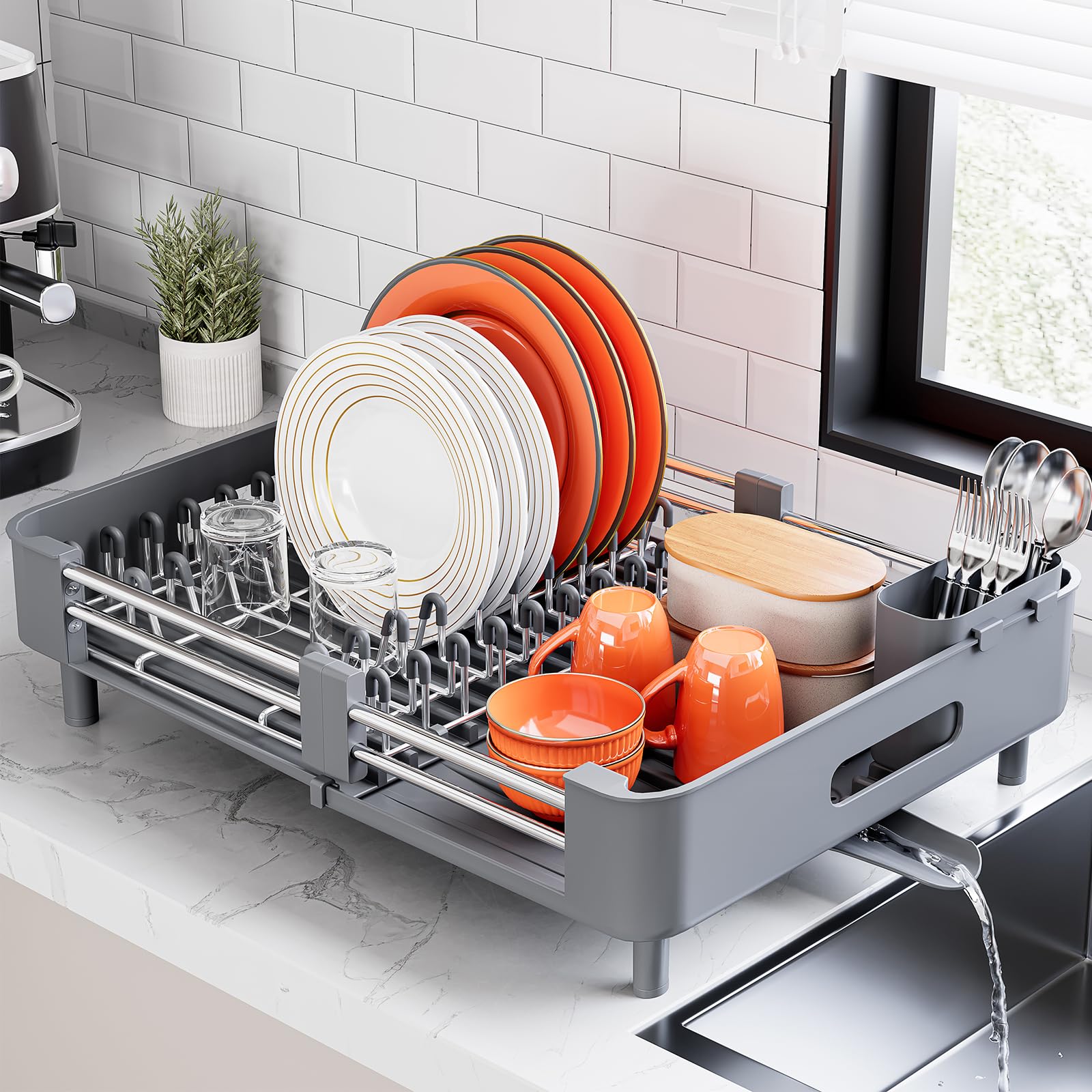Urackify Collapsible Dish Drying Rack