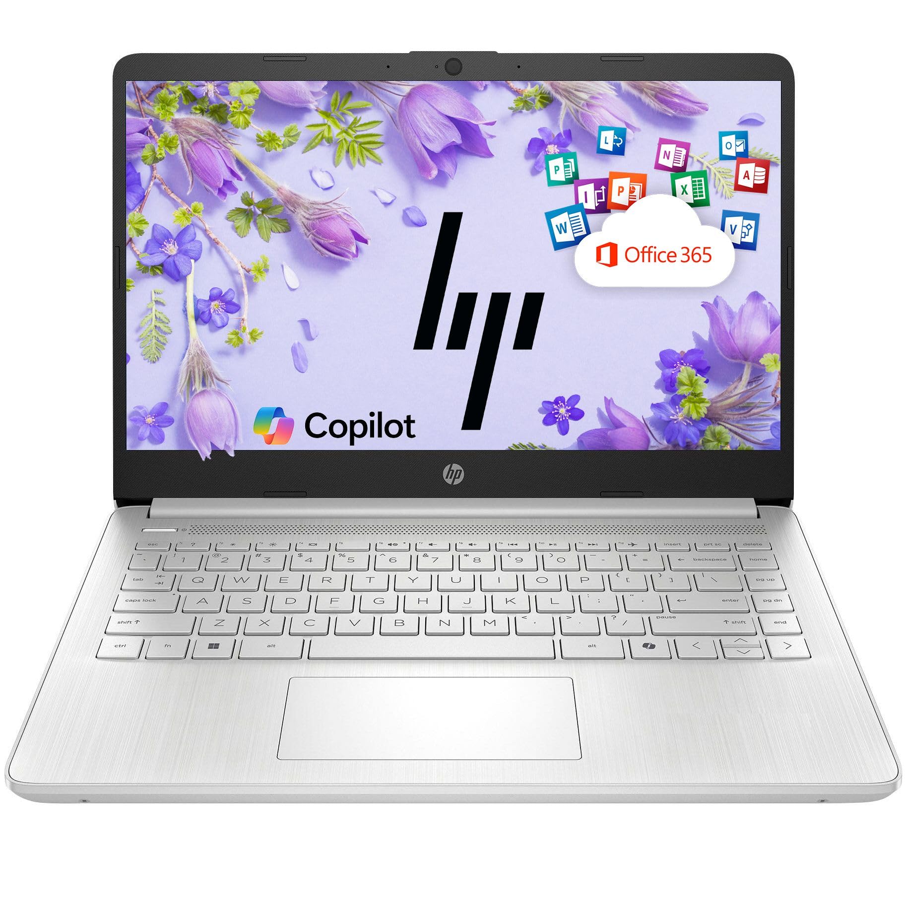HP Laptop 2026 AI PC, Office 365, 128GB Storage, Intel CPU, Windows 11 S