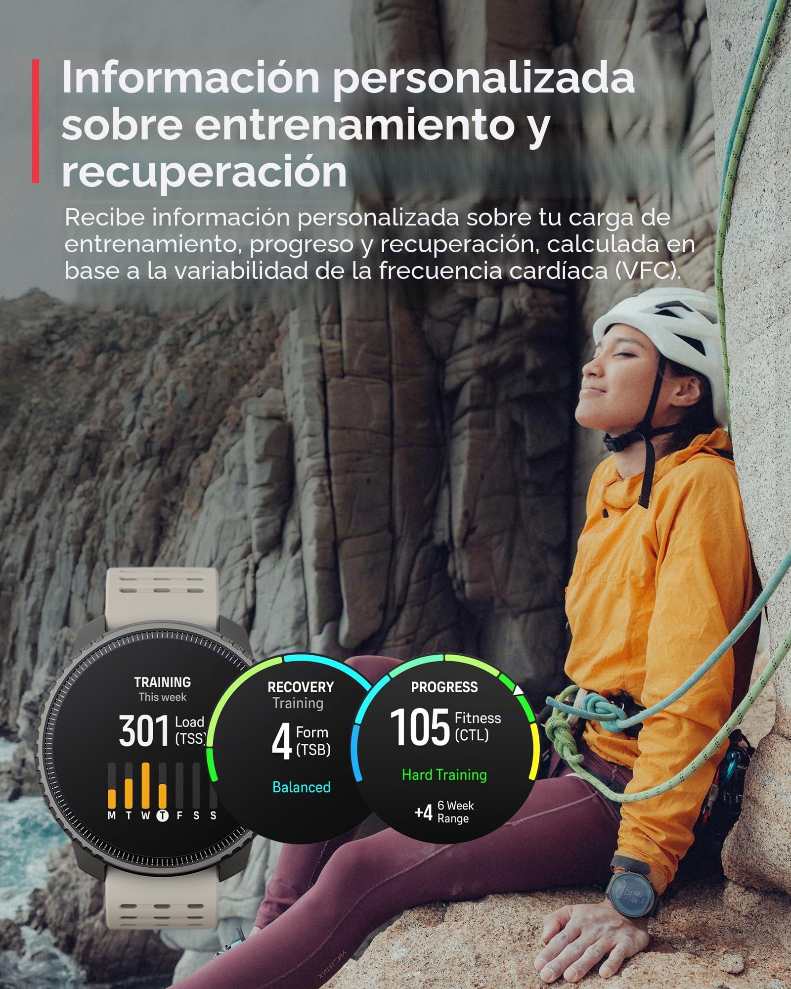 SUUNTO Vertical: Reloj GPS de Aventura, Pantalla Grande, mapas sin conexión, Carga Solar