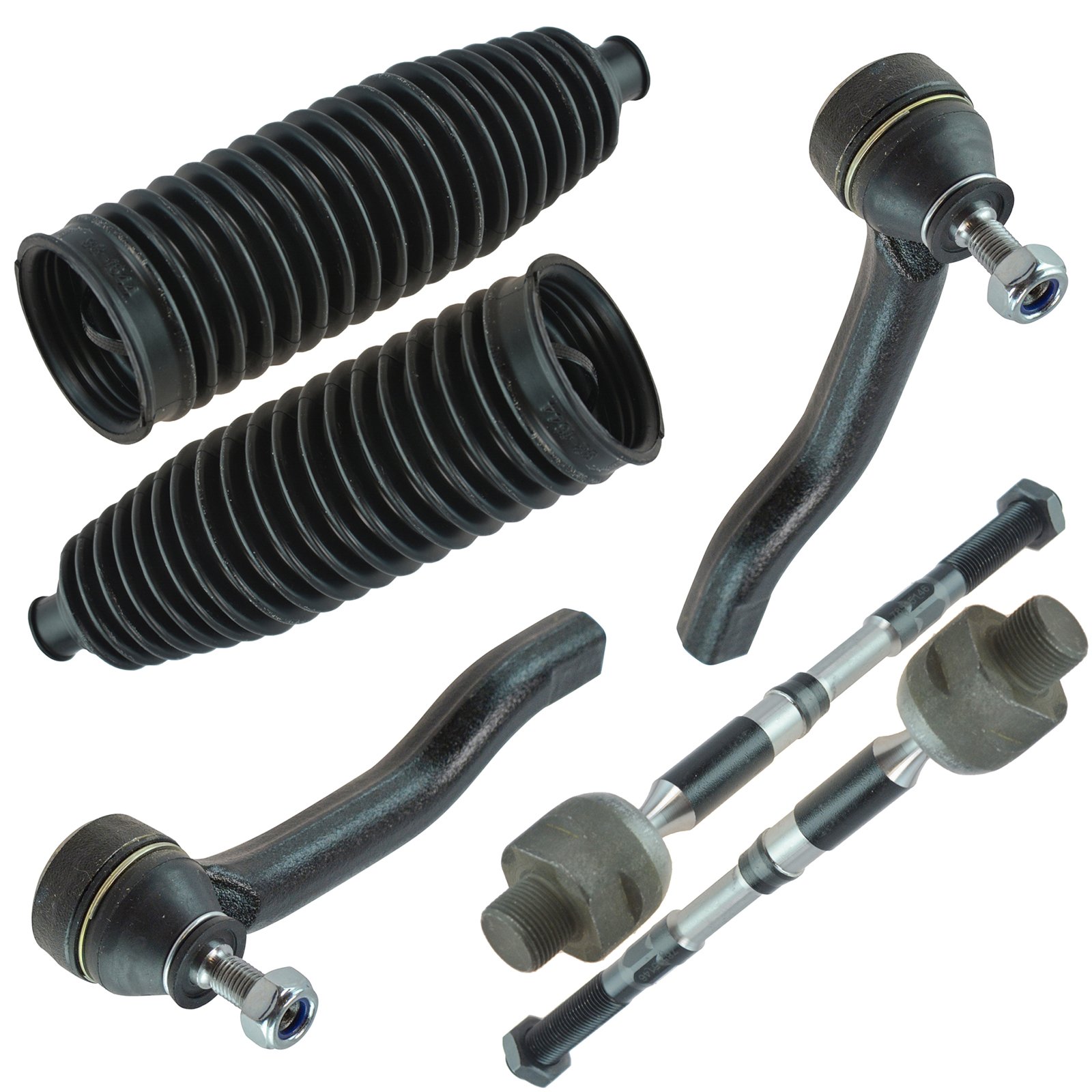 PartsW Inner & Outer Tie Rod Ends Steering Kit For Acura MDX 2007-13 ZDX 2010-13 – 4 Pieces, Lifetime Warranty
