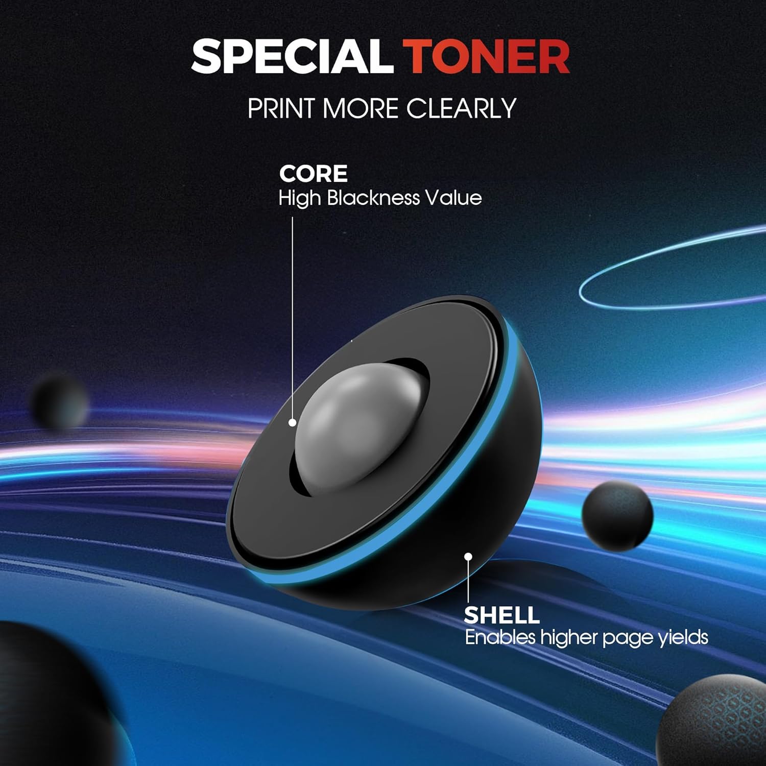 Compatible HP 218A Toner Cartridges 4 Pack 3301fdw 3301 218 Toner Work for HP 218A 218X Color LaserJet Pro MFP 3301cdw 3201dw 3301sdw Printer Ink | for HP218A W2180A W2180X 218A Toner with Chip