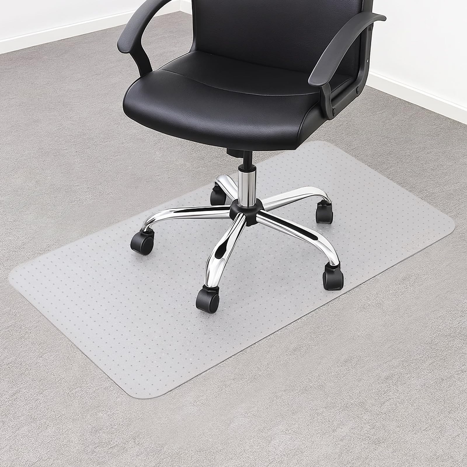 SUNNYNEST Office Chair Desk Mat 75x120cm PVC Safety Non Slip Floor Mats