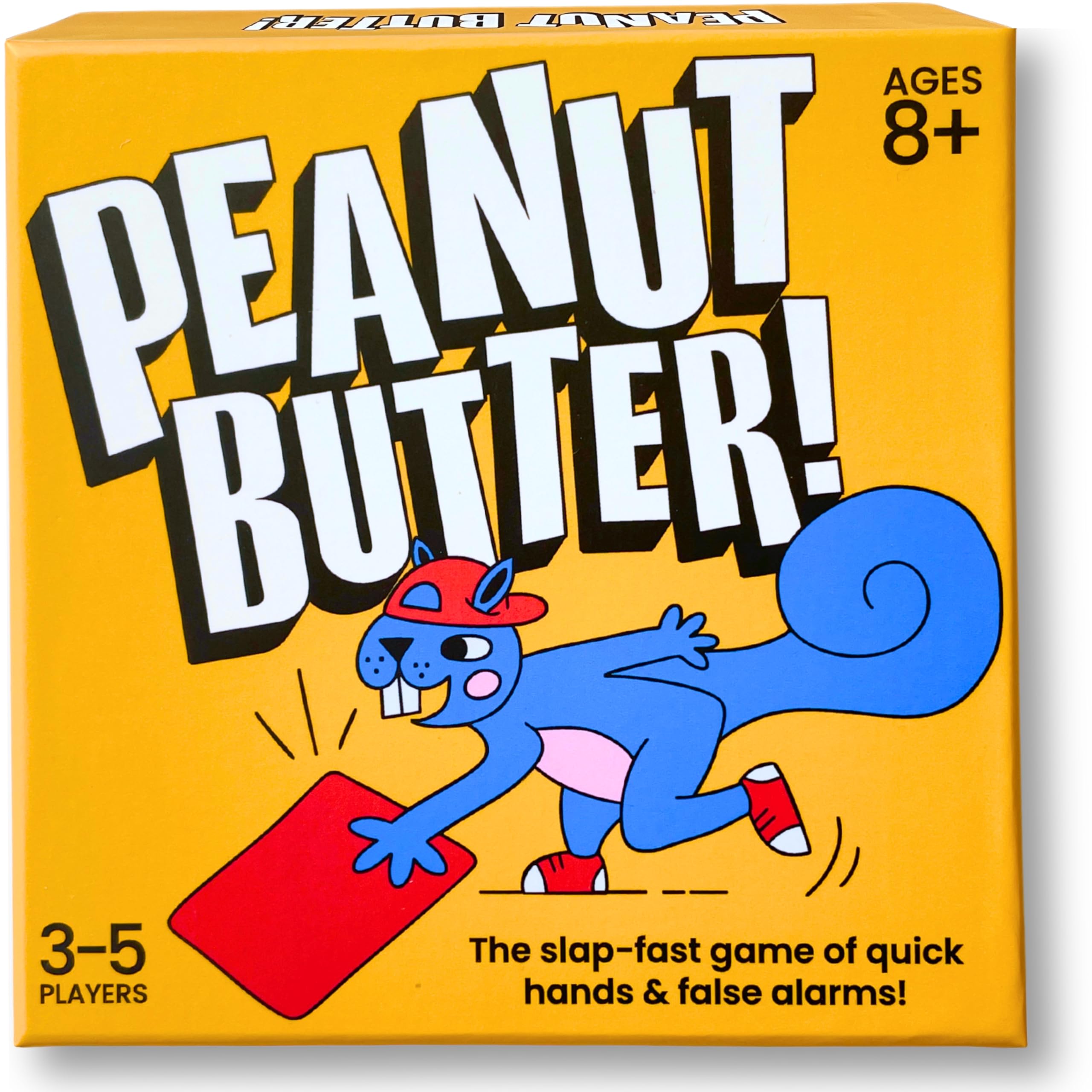 Pop! Bang! Games | Peanut Butter! – Fast-paced Party Game | Race to Slap First! | New for 2026 | Super Simple Family Card Game for Kids & Adults | 3–5 Players | Ages 8+ | Great Gift Idea