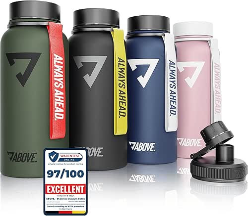 ABOVE. Gourde Isotherme Inox 1L – Sans BPA, Étanche &