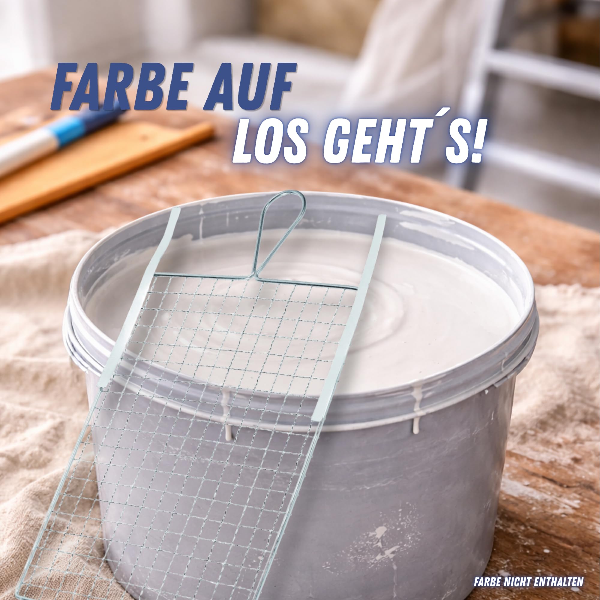 STORCH Profi Malerset 11-TLG. Dispersionsfarbe Silikatfarbe innen, Farbroller Set komplett - SmartCore Farbwalze, Lock-IT Edelstahlbügel, Teleskopstange, Heizkörperpinsel, Ringpinsel, Abstreifgitter