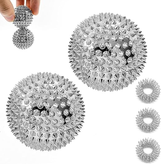 Boules D'Acupression Magnétique 8 Pièces Balle De Massage Balle Anti