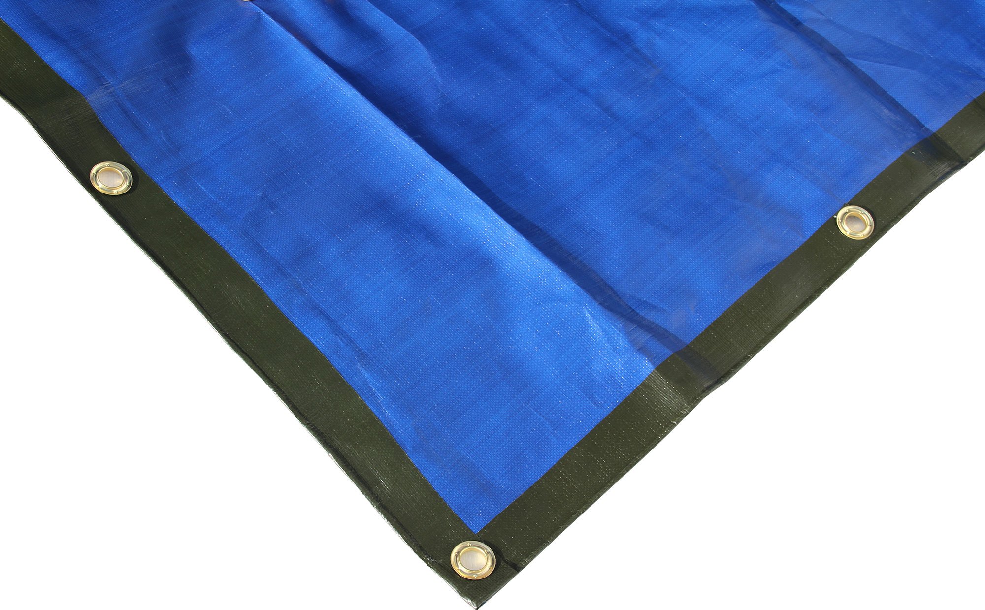 Allround Abdeckplane grün/blau 5x9 m 260 g/m² - Gewebeplane Industrieplane Schutzplane - universell verwendbar - Verschiedene Größen