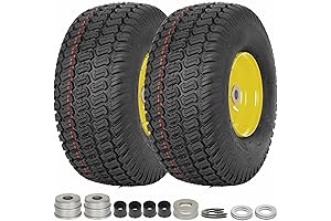 WEIZE Front Lawn Mower Tires Compatible with John Deere 100 & 300 Series Riding Mowers