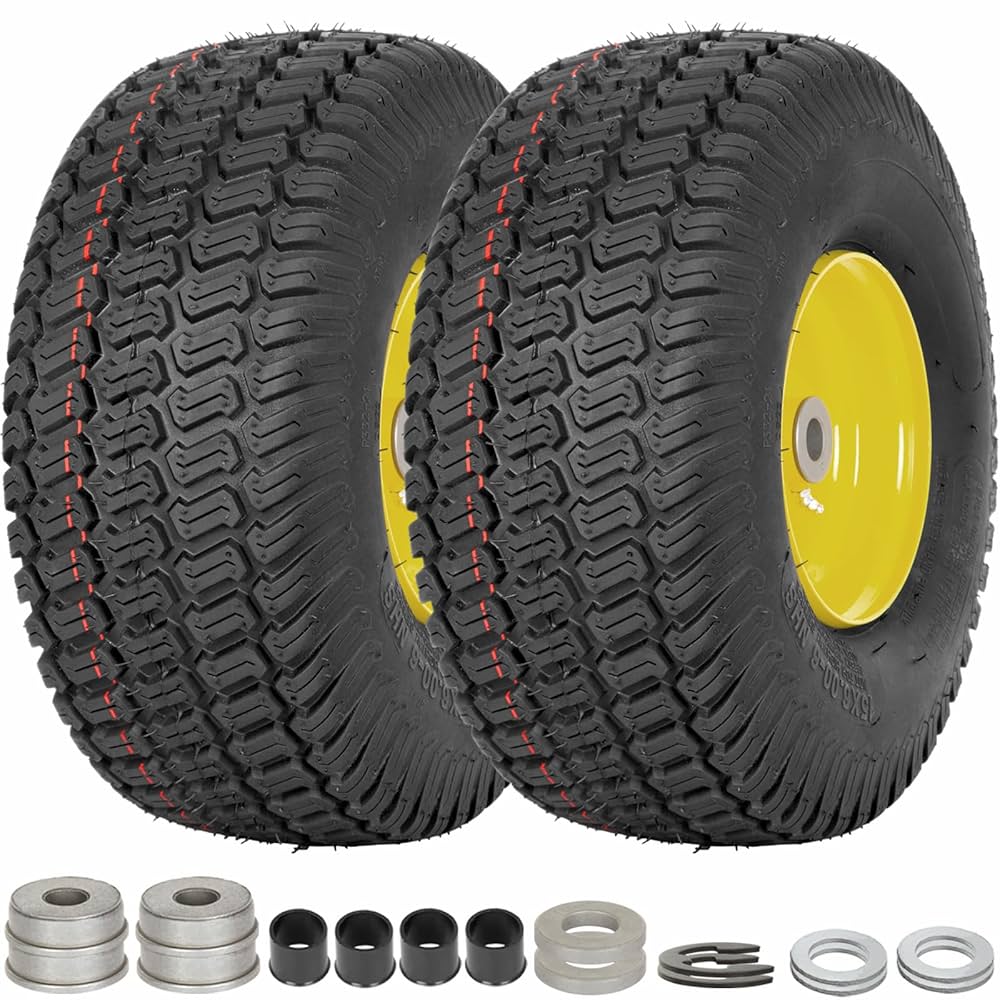 Amazon.com: (2 Pack) WEIZE 15x6.00-6 Tubeless Tire and Wheel