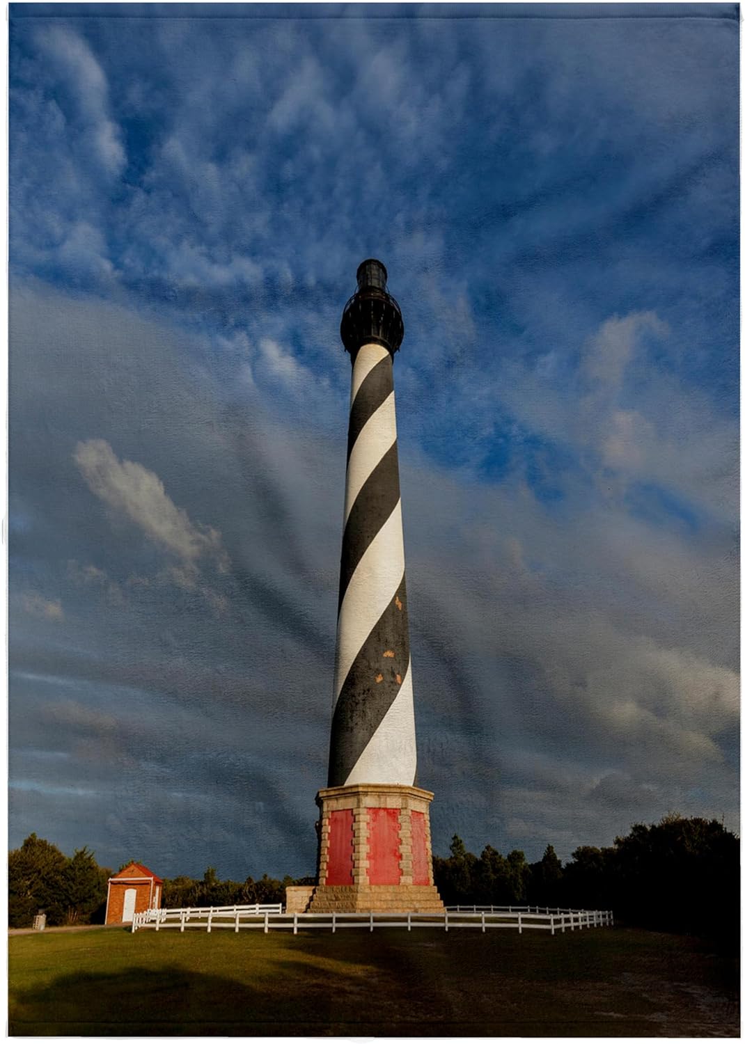 3dRose North Carolina, Cape Hatteras Lighthouse 22x30 Bath Hand Pool Towel