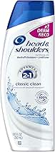 Head and Shoulders Classic Clean 2-in-1 Anti-Dandruff Shampoo + Conditioner 8.45 Fl Oz