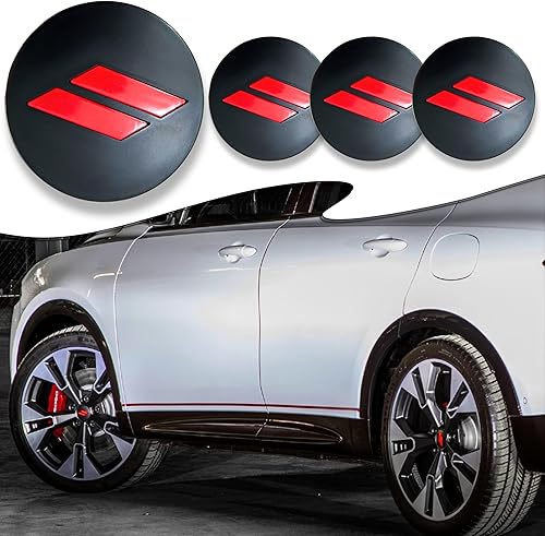 4 tapas centrales de rueda de 2.5 pulgadas para Dodge Charger Durango Dart 2015-2020 JeepChrysler