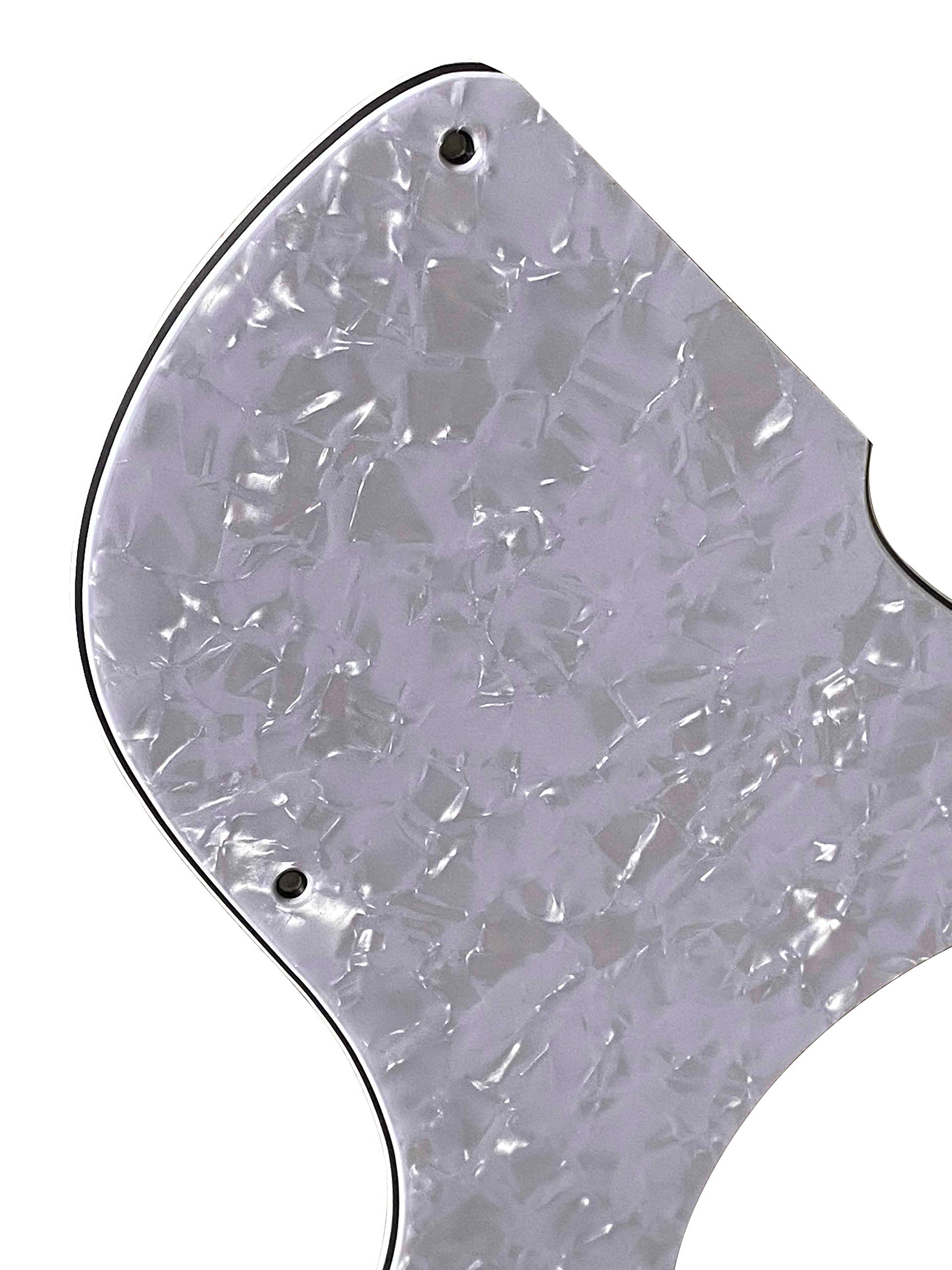 Electric Guitar Pickguard for Gibson Les Paul Junior 1958 Style (4 Ply White Pearl)