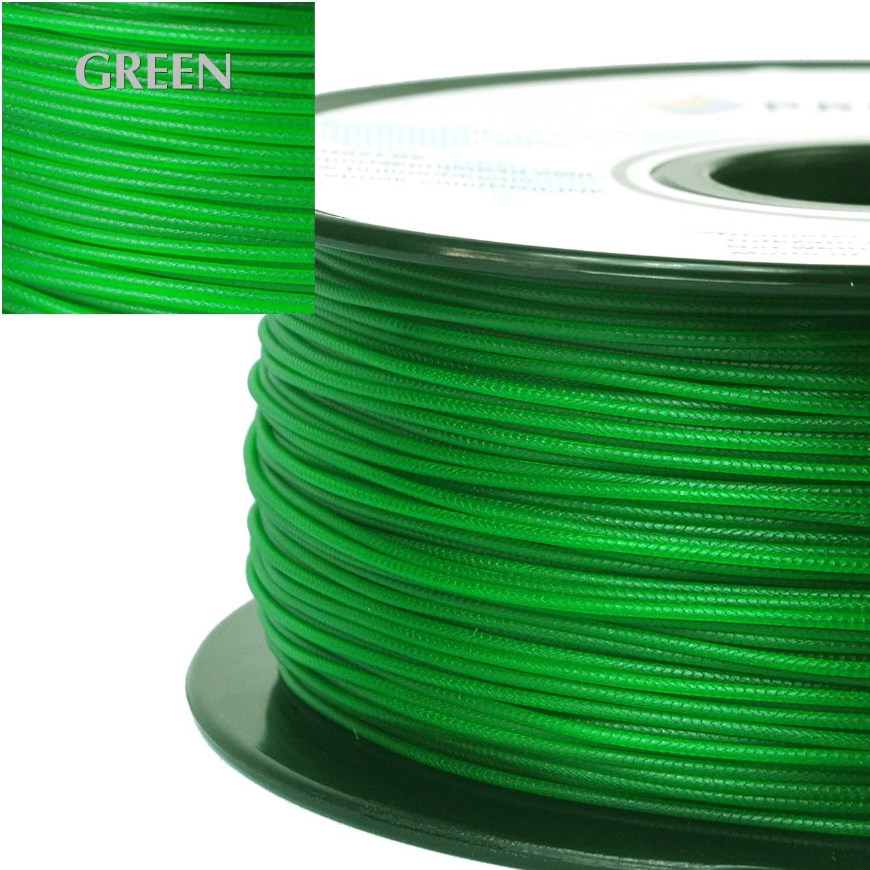 PRILINE PETG-1KG 1.75 3D Printer Filament, Dimensional Accuracy +/- 0.03 mm, 1kg Spool, 1.75 mm, Green