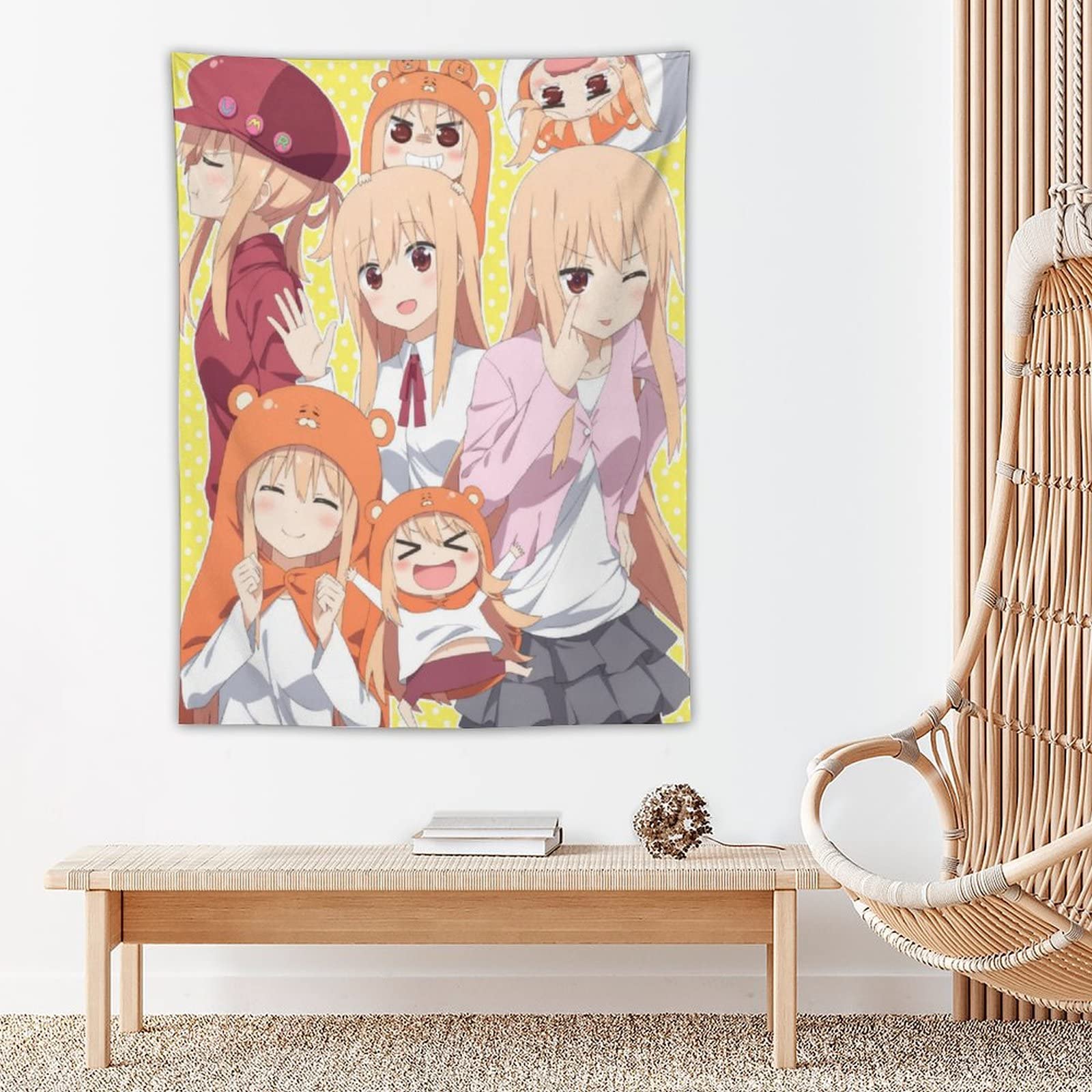 Amazon.co.jp: タペストリー 可愛い キャラクター柄 干物妹!う