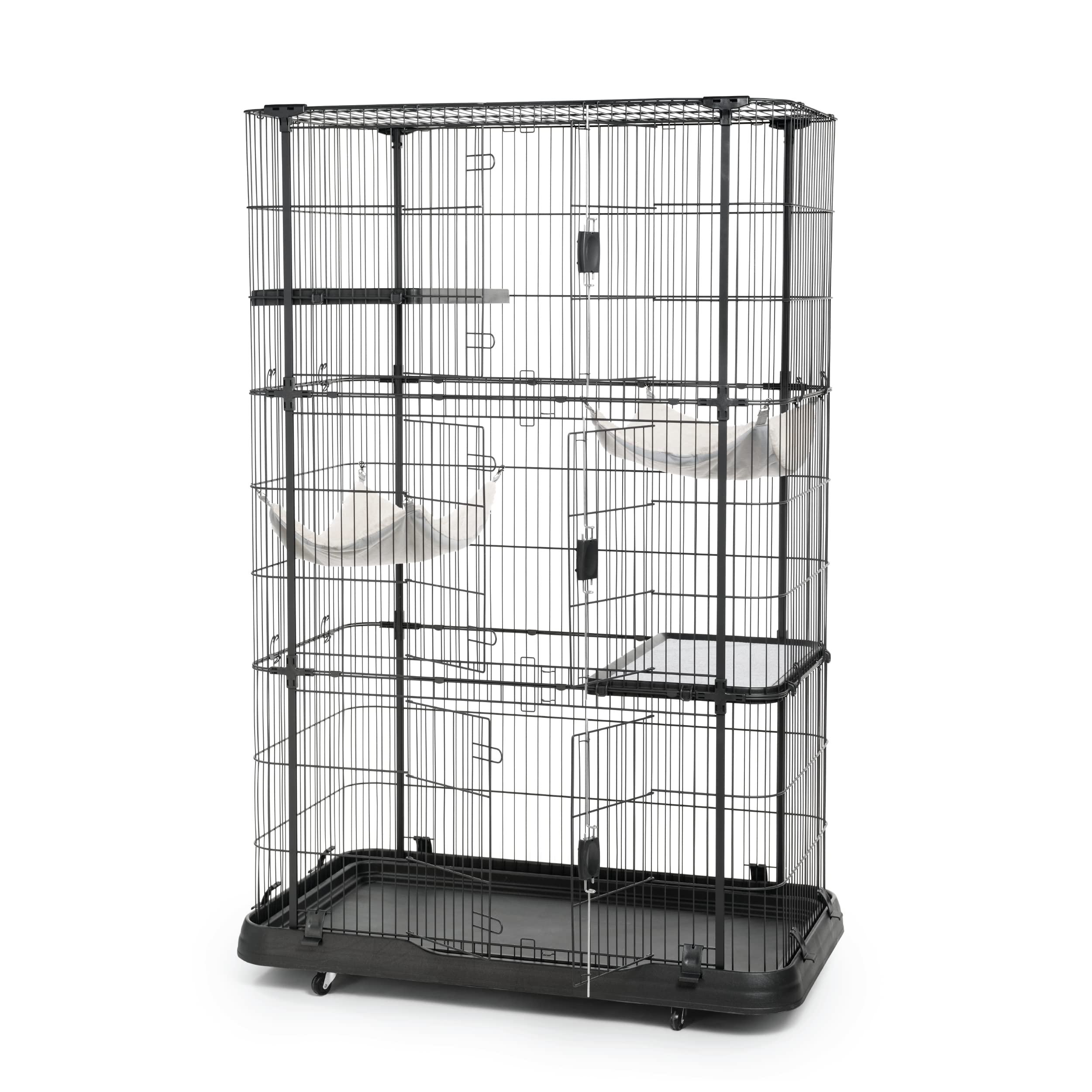 Buy Prevue Pet Products Premium/Deluxe Cat Home, Black Online at