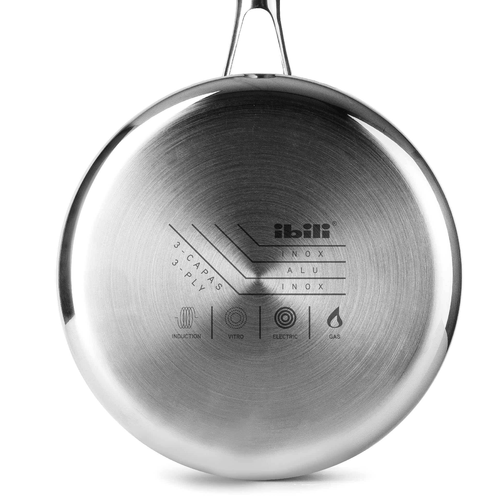 Casseruola LACOR Con Coperchio CALIZA Acciaio Inox 18/10 20 Cm 2,5 L