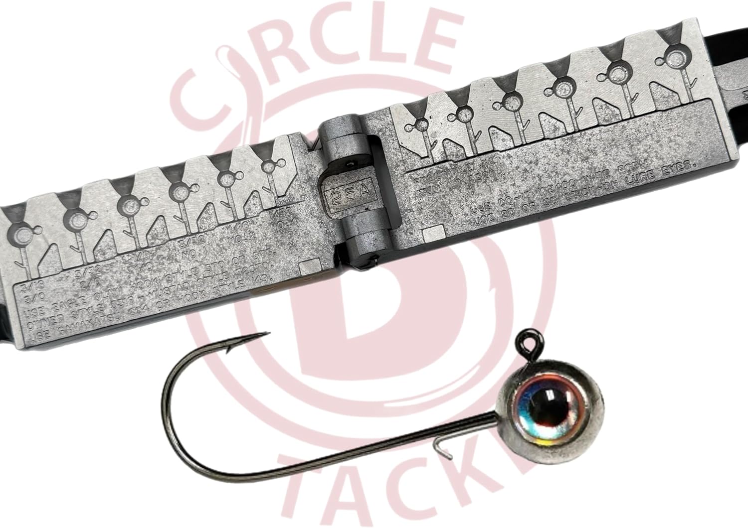 Do It Mold Freestyle Jig Multiple Collar: Wire Holder 1 Each Size 1/32 – 1/16 – 3/32 – 1/8 – 5/32 – 3/16 oz. - 6 Cavities Total