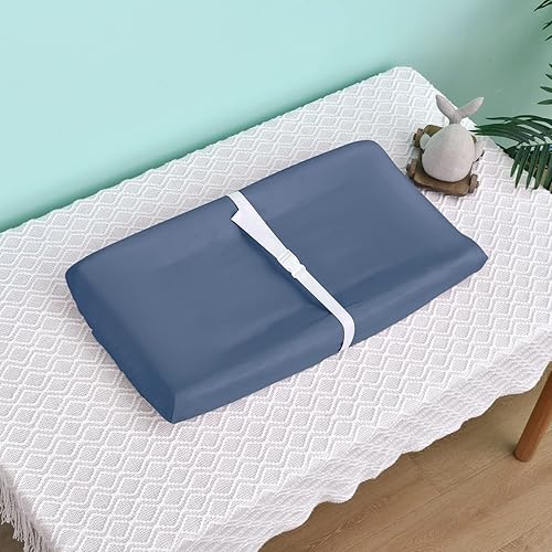 Miniatura 9 de david's Kids Juego de 3 fundas para cambiador, ultra suaves, transpirables, acogedoras, de microfibra, para cambiadores de pañales, para bebés,