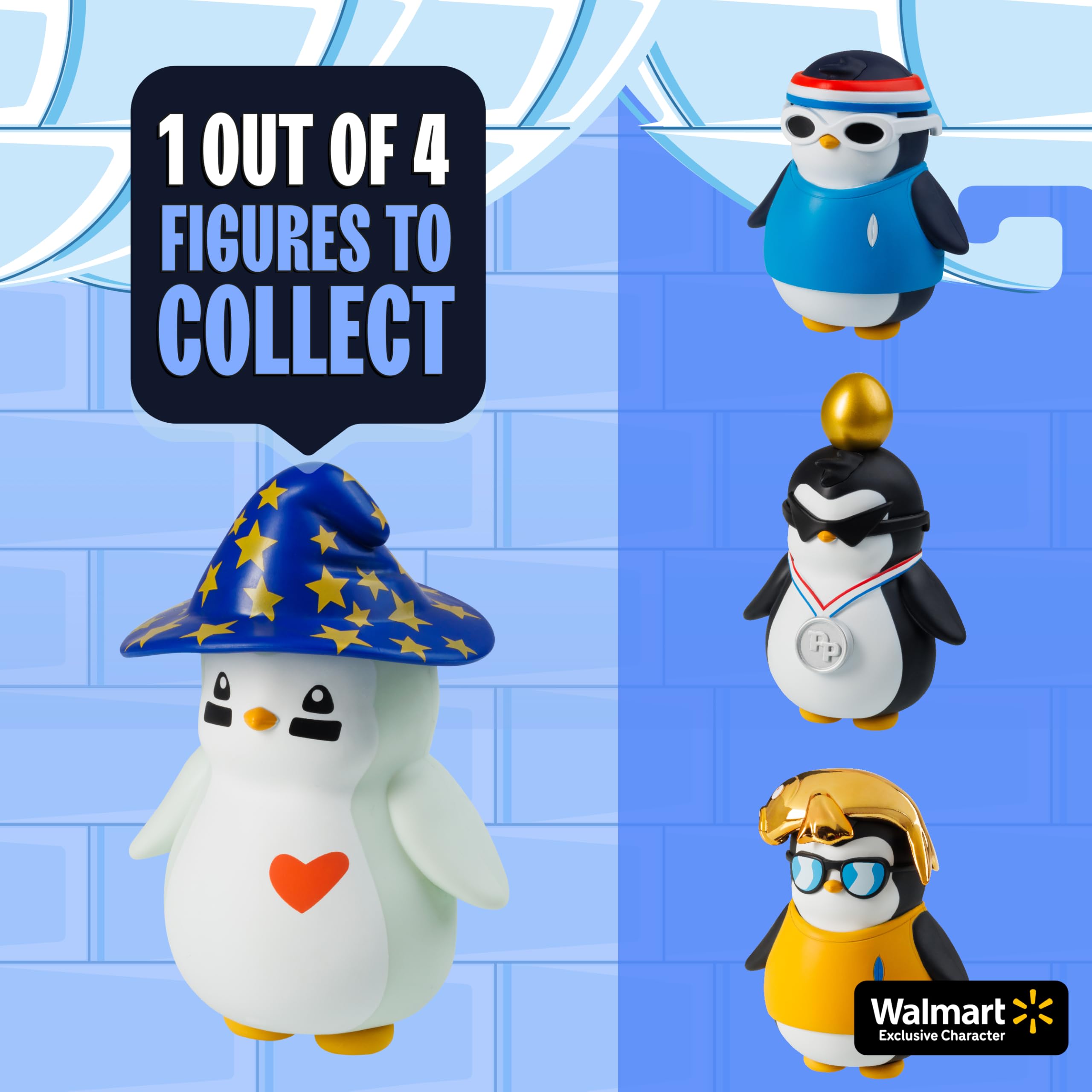 Pudgy Penguins Collectible Figures Series 2 STYLE B Wizard Warren :  Amazon.sg: Toys