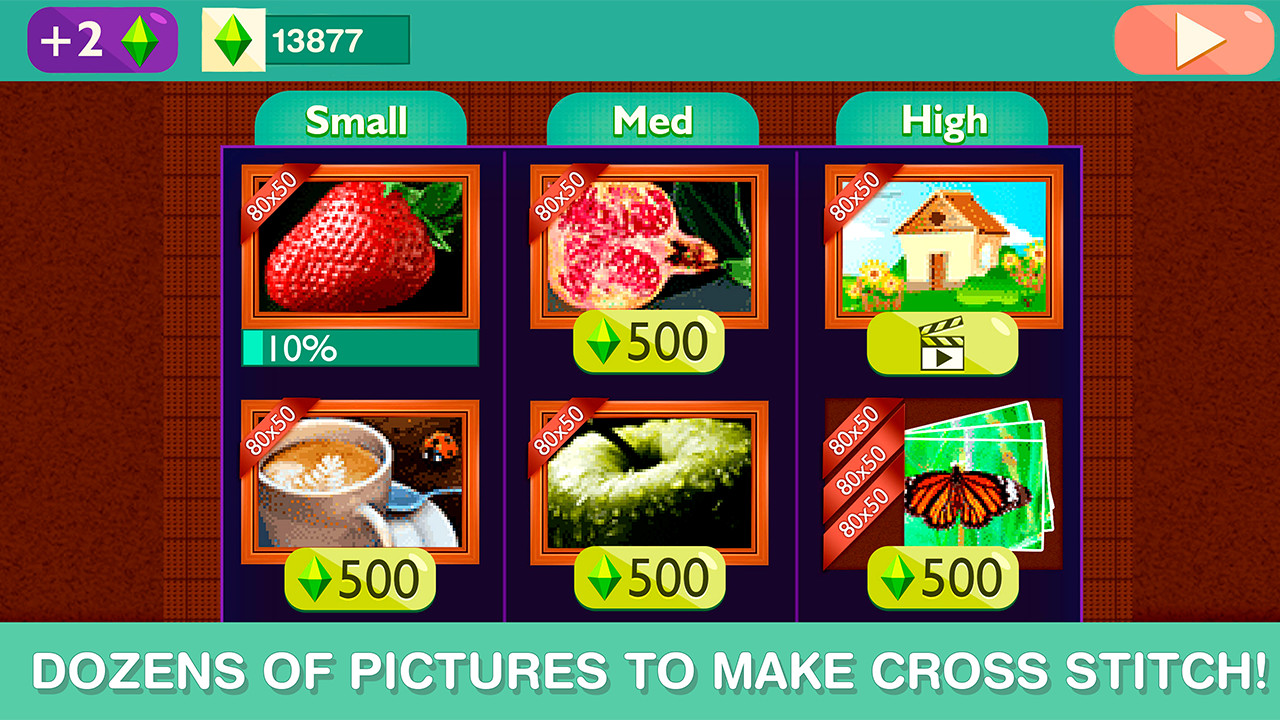 Insane Colourful Dash Cross Stitch Simulator Game For Boys And Girls ...