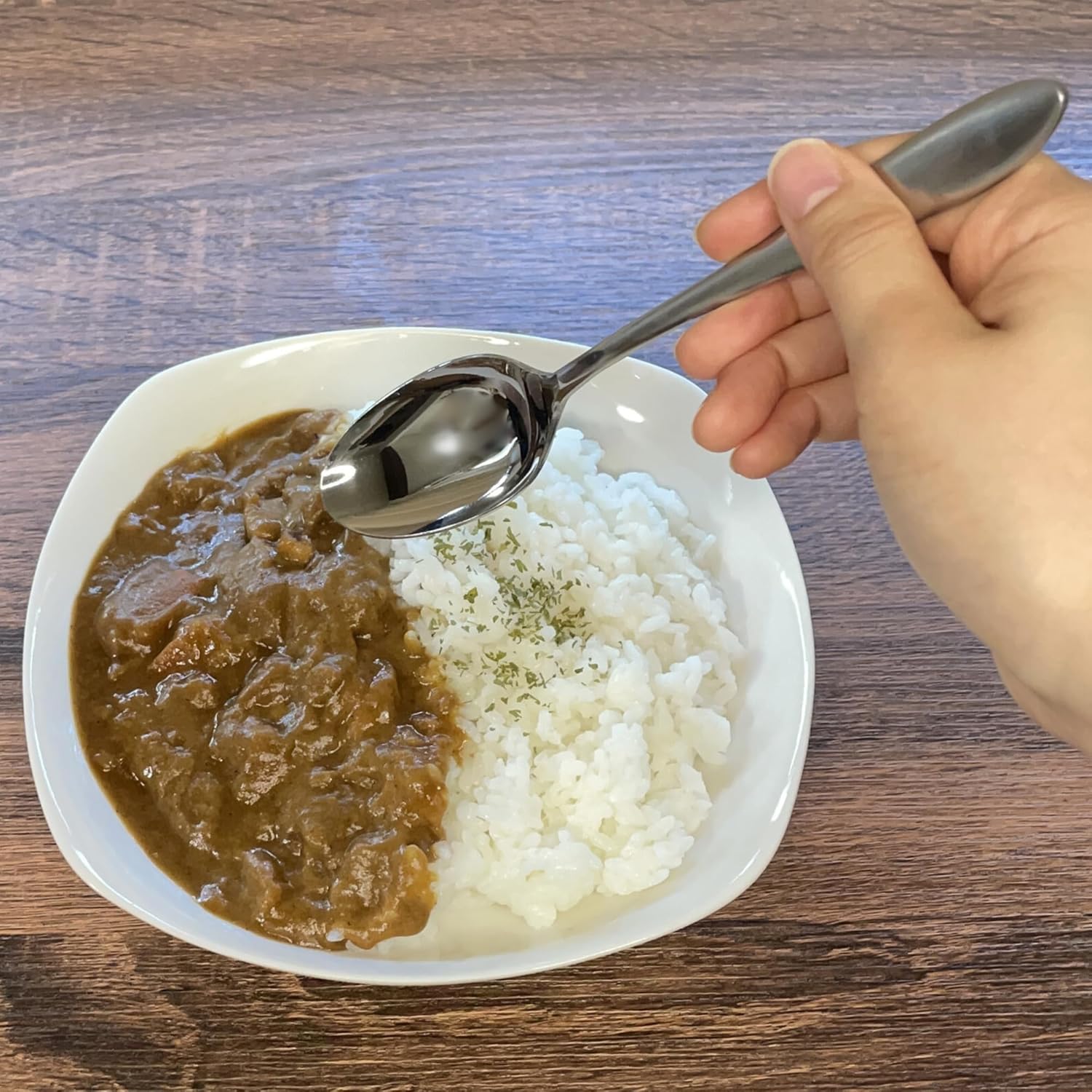 Takagi Napoli Stainless Steel Dessert Spoons, Set of 4, Made in Japan