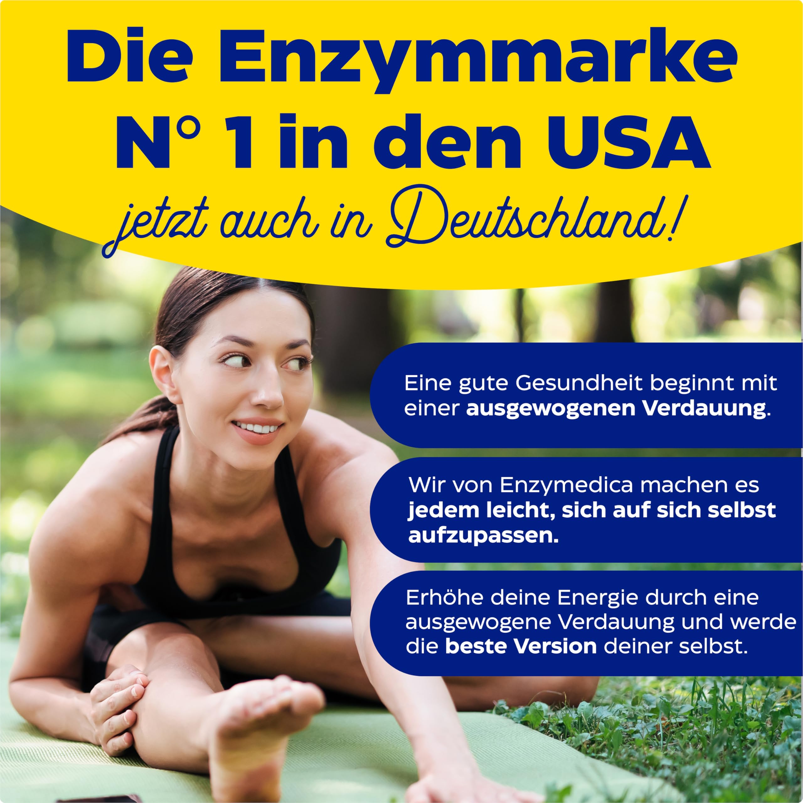 Enzymedica - Pro-Bio, für einen gesunden Darm, fördert die Verdauung & reguliert Darmtätigkeit, reduziert Gase & Blähungen, mit über 10 Milliarden KBE, Glutenfrei, Milchfrei, 90 Kapseln