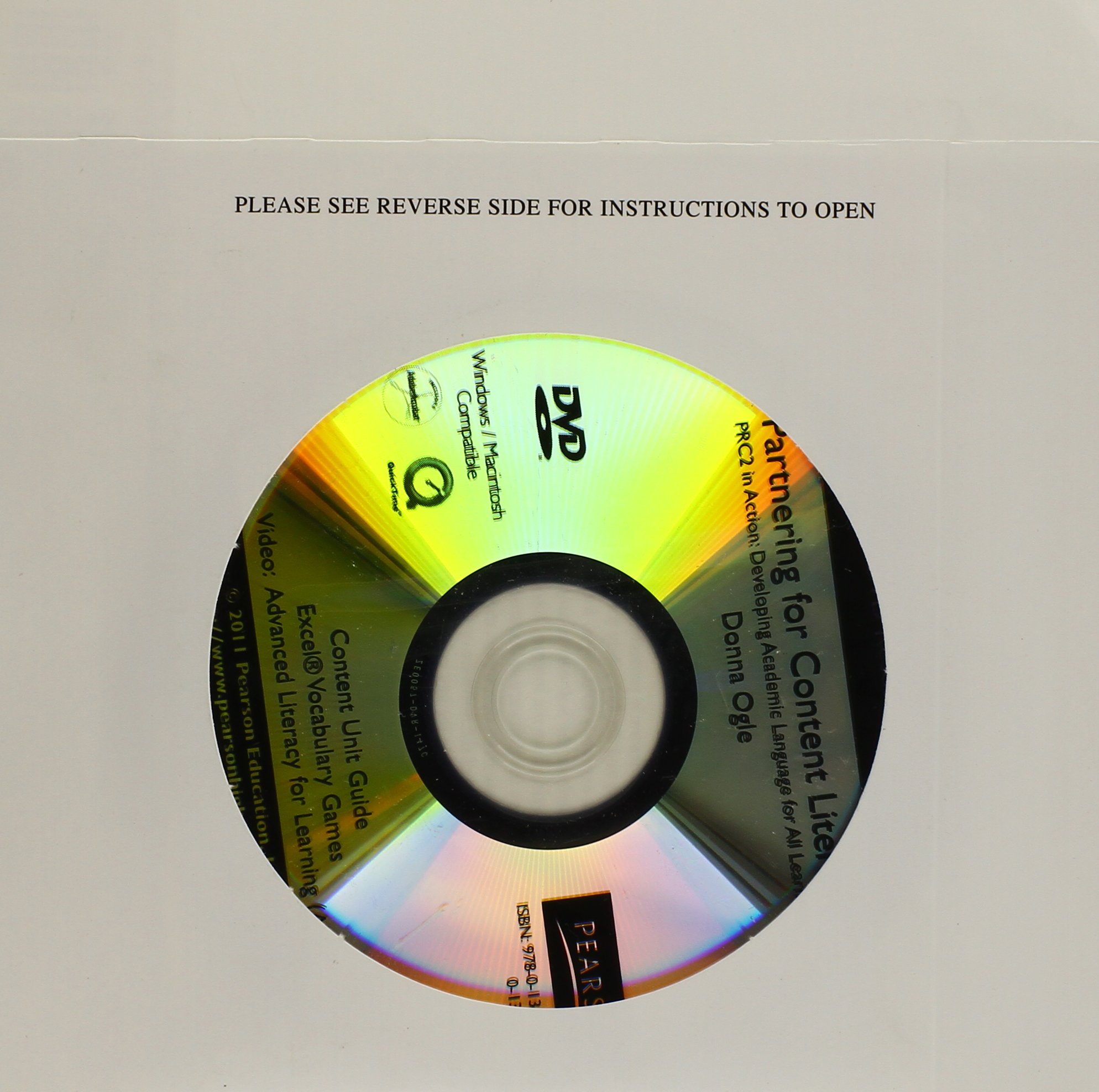 DVD for Partnering for Content Literacy: PRC2 in Action. Developing Academic Language for All Learners