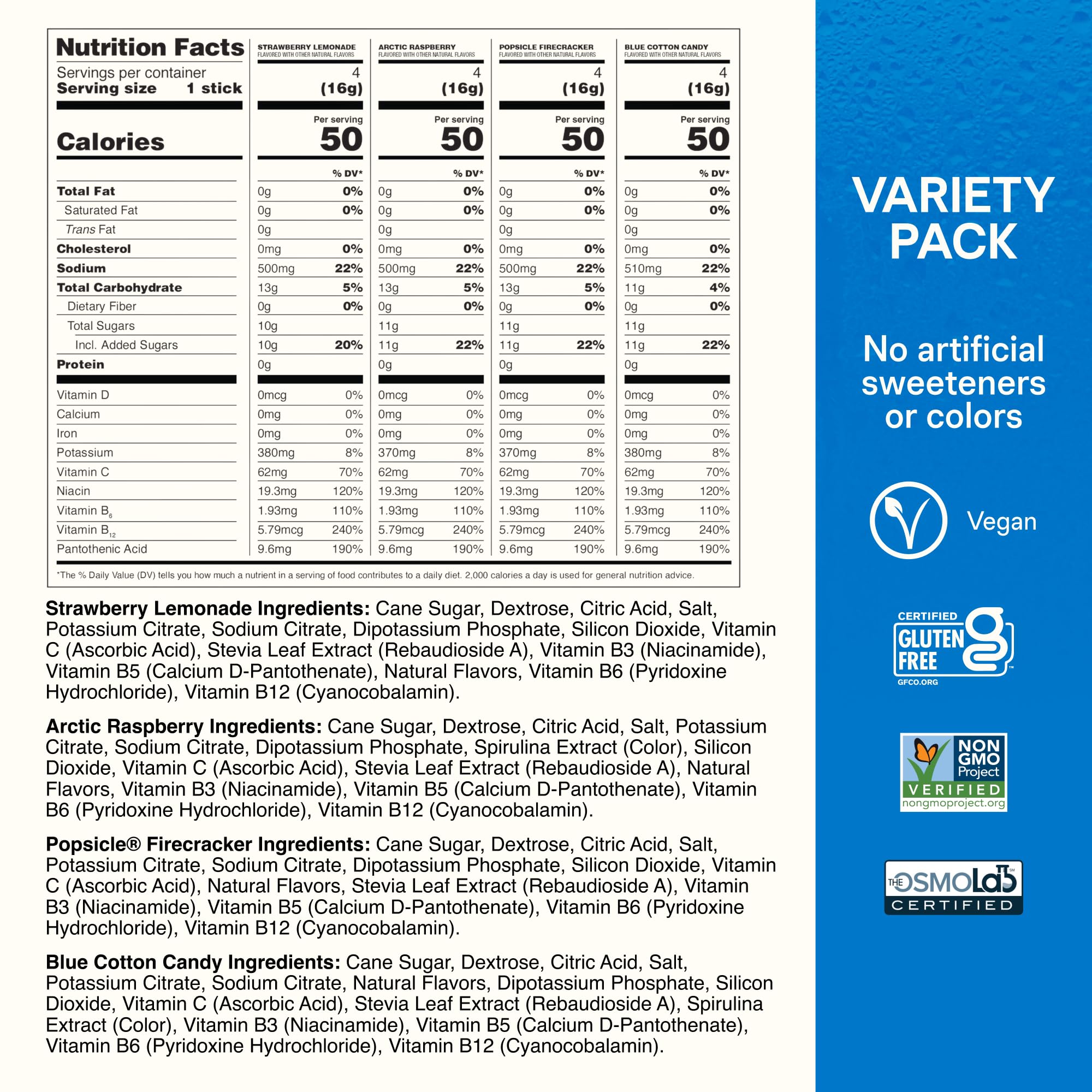 Liquid I.V. Electrolyte Powder, Innovation Favorites Variety Pack, 16 Count — Amazon image 7